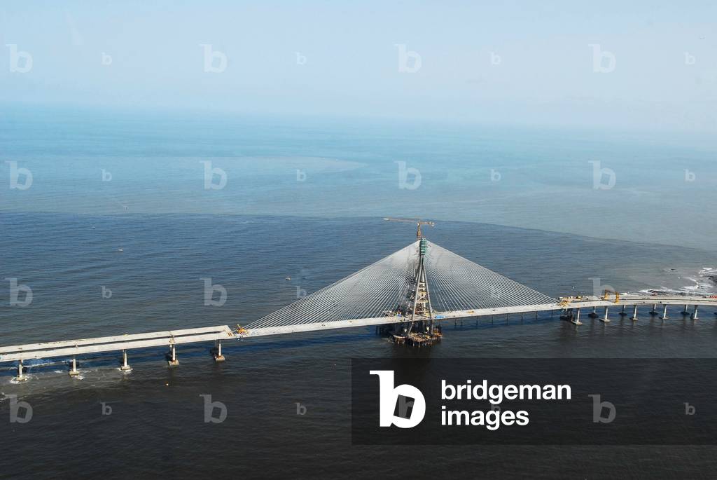 Bandra-Worli Sealink known Rajiv Gandhi Bridge, Mumbai (photo)