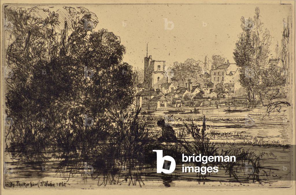 Twickenham Church, 1862-65 (etching)