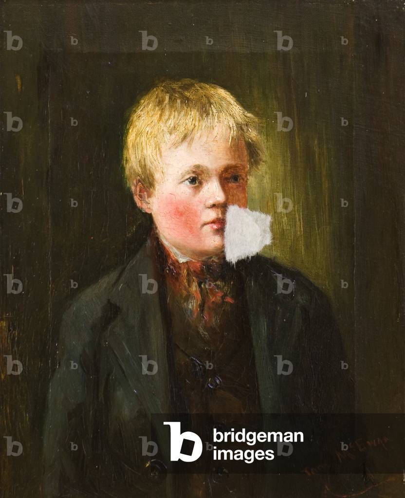 Portrait of a Boy (oil on canvas)