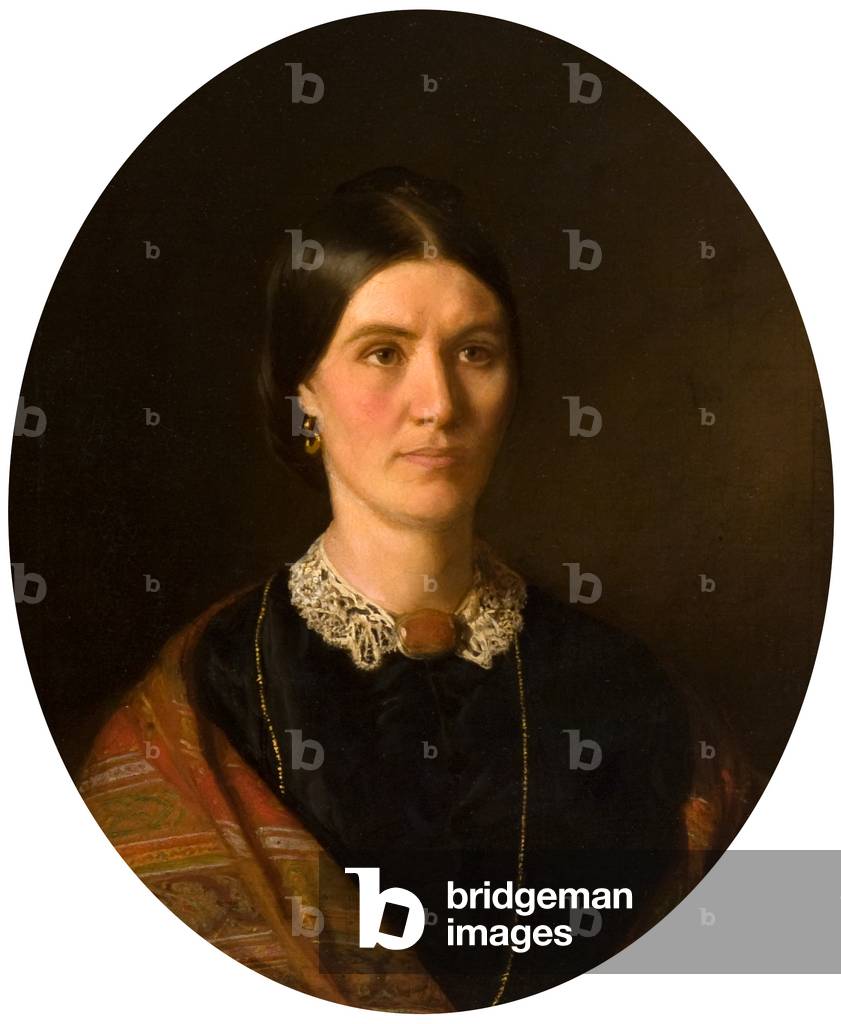 Mrs J Lothian (1832-1926), 19th century (oil on canvas)