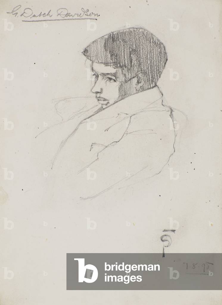 Portrait of George Dutch Davidson, 1898 (pencil)