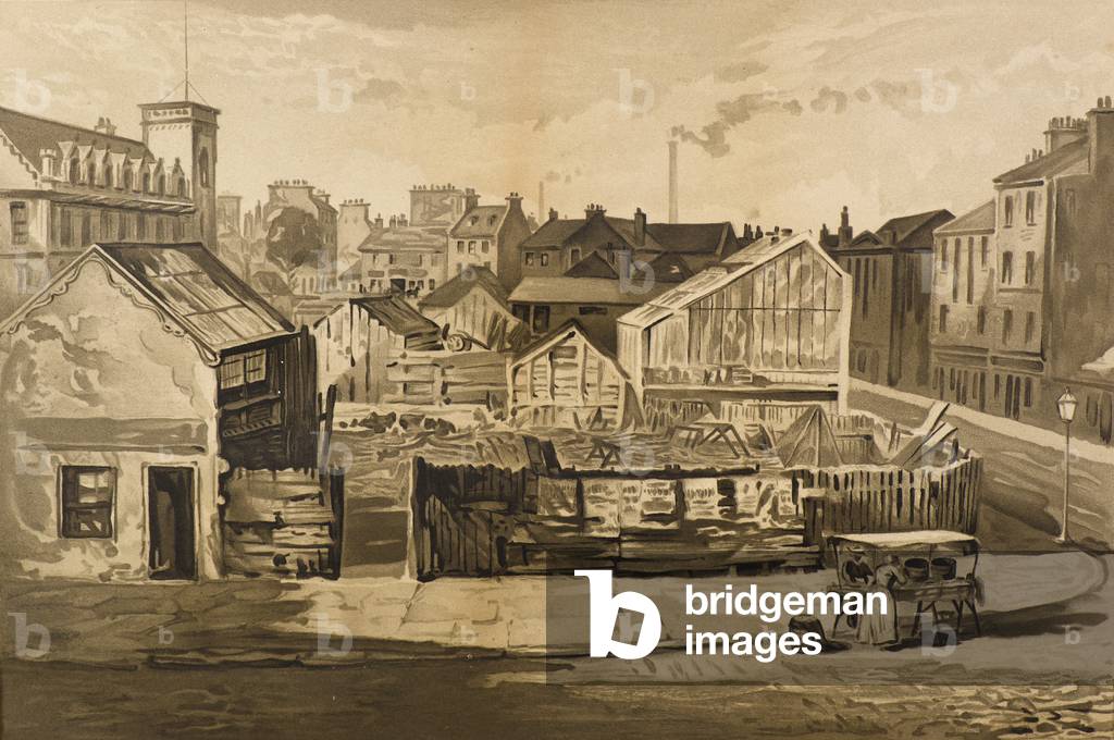 Albert Square, Dundee, 1860 (aquatint)