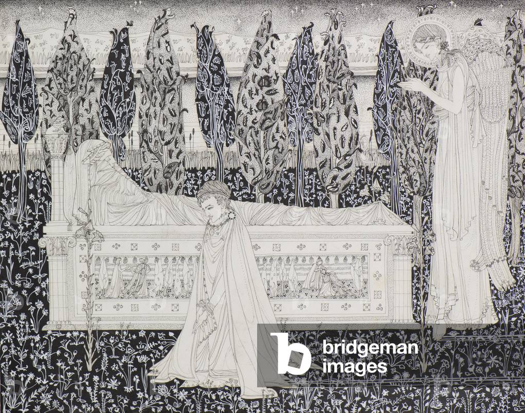 Ullalume, 1900 (wash drawing)