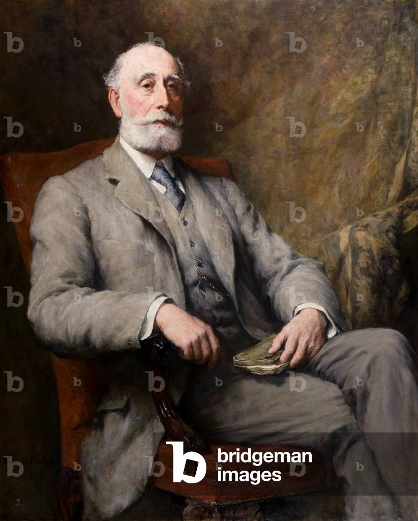 Sir William Ogilvy Dalgleish of Errol Park, 1911 (oil on canvas)