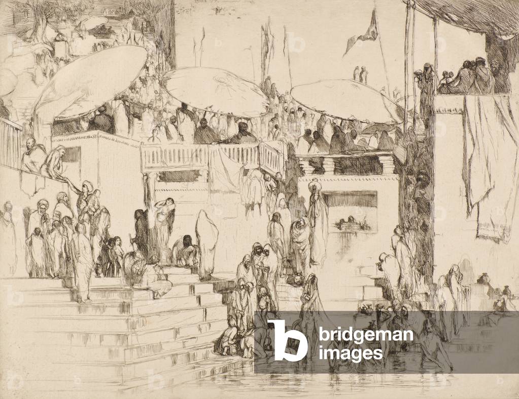 The Bathers, 1919 (etching)