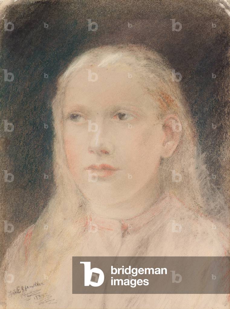 Mrs Ann Low, 1892 (chalk)