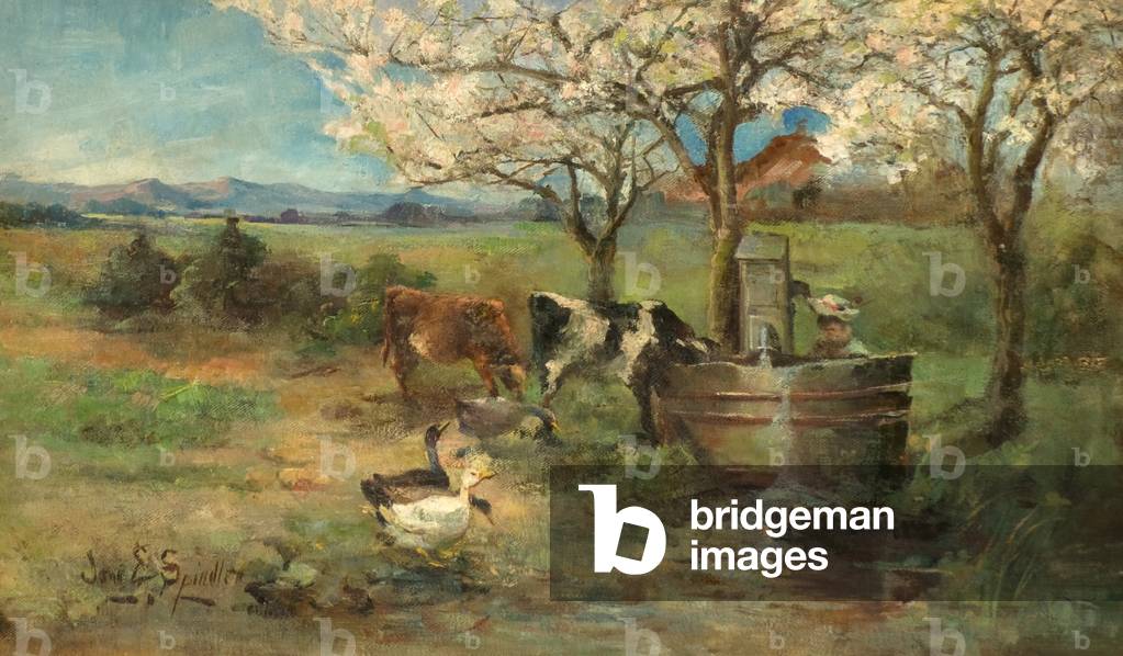 Springtime (oil on canvas)