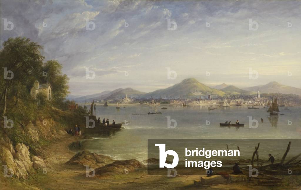 Dundee from Newport, 1853 (oil on canvas)