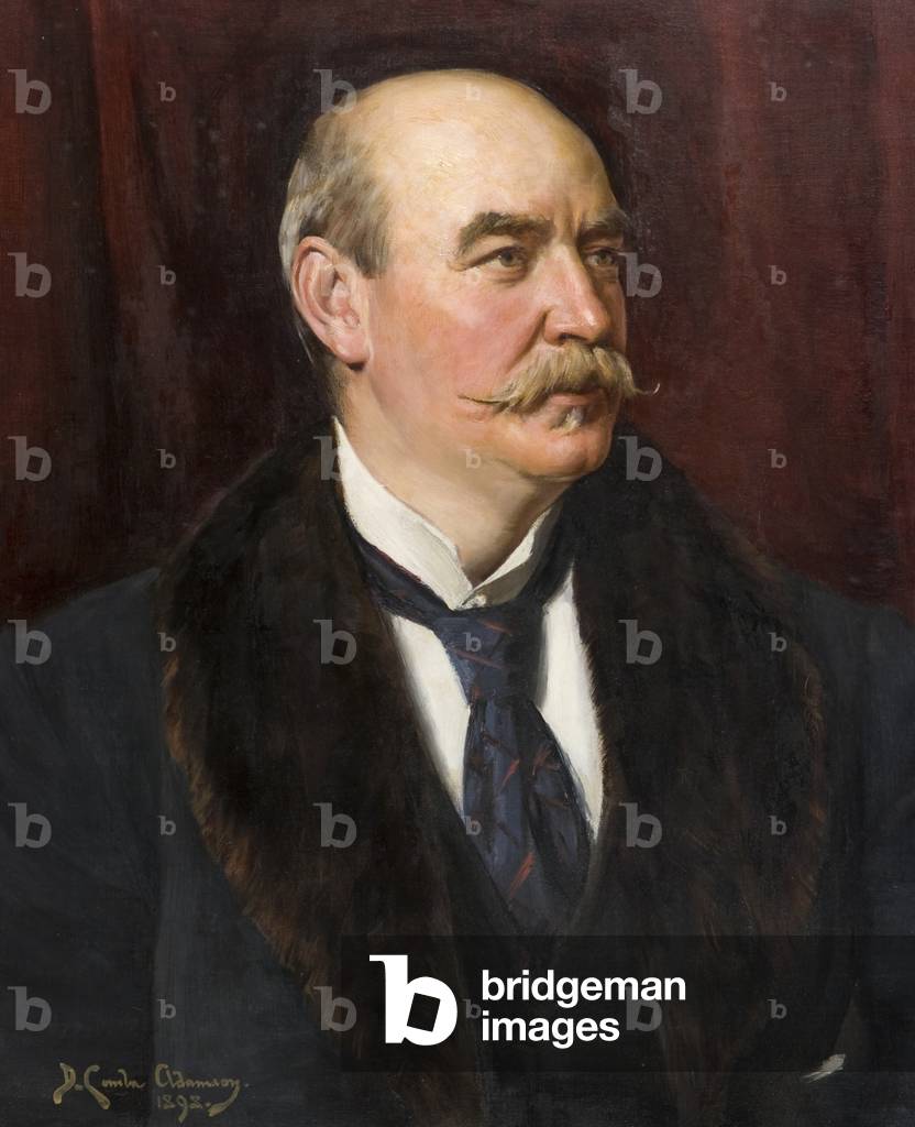 Portrait of James Russell (Dundee Chemist), 1898 (oil on canvas)