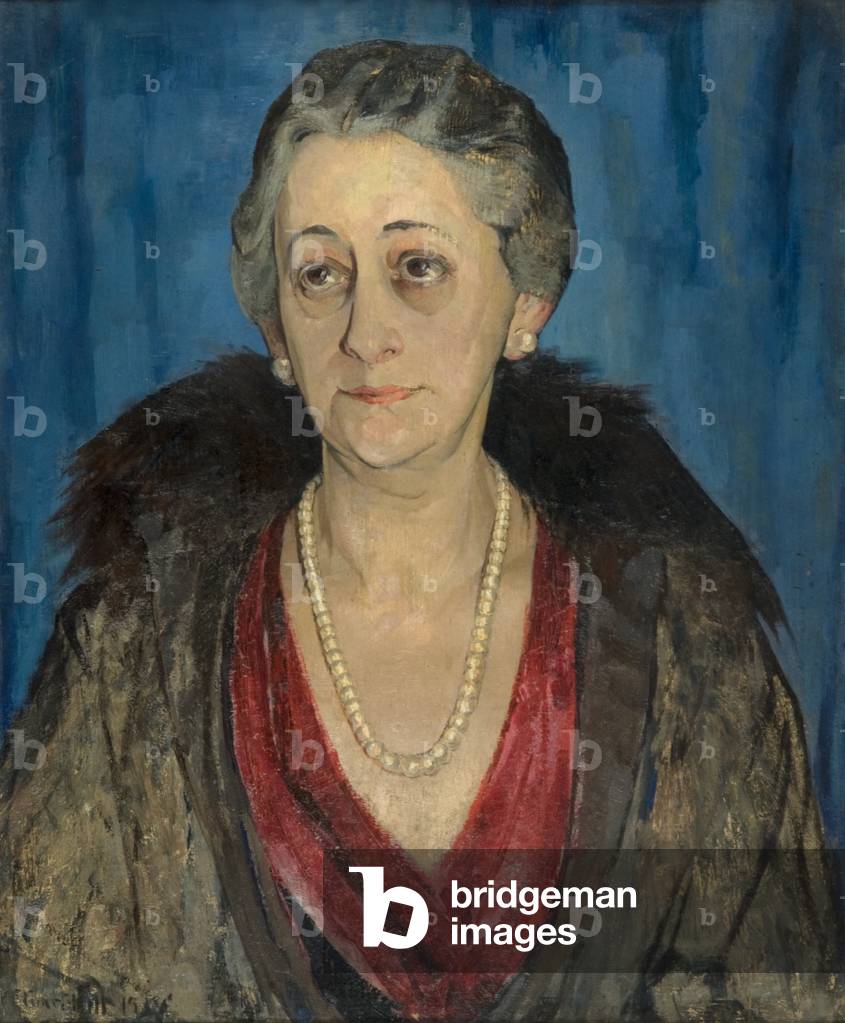 Portrait of a Polish Lady [Baroness Posznanska], 1945 (oil on canvas)