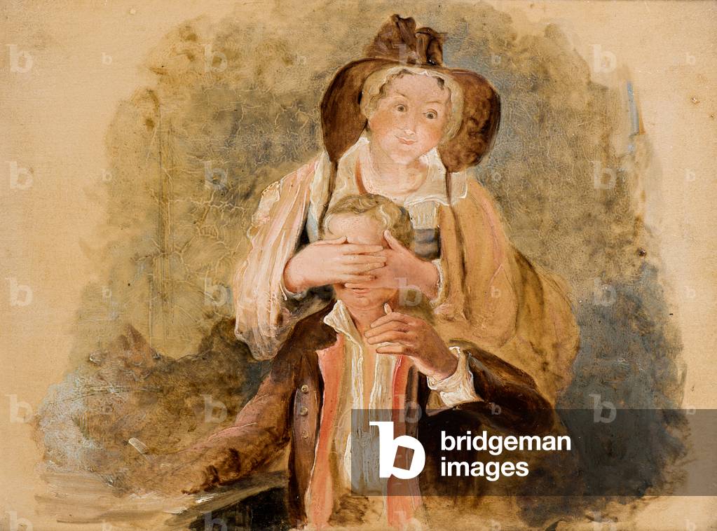 Guess My Name, 19th century (oil on panel)