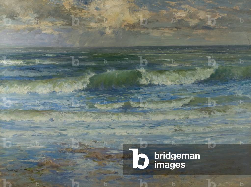 The North Sea (oil on canvas)