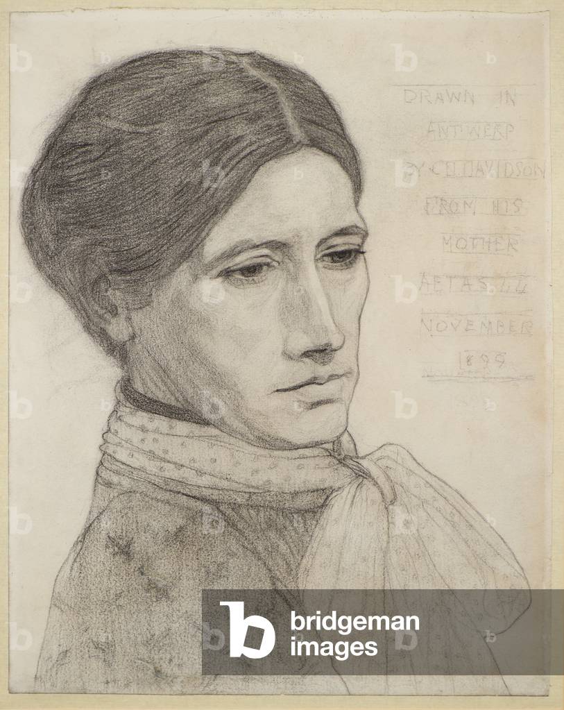 Portrait of the Artist's Mother, 1899 (pencil)