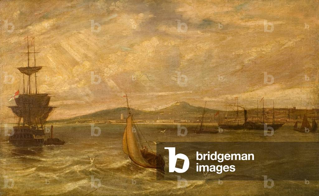 Dundee from the Roadstead, 1834 (oil on canvas)