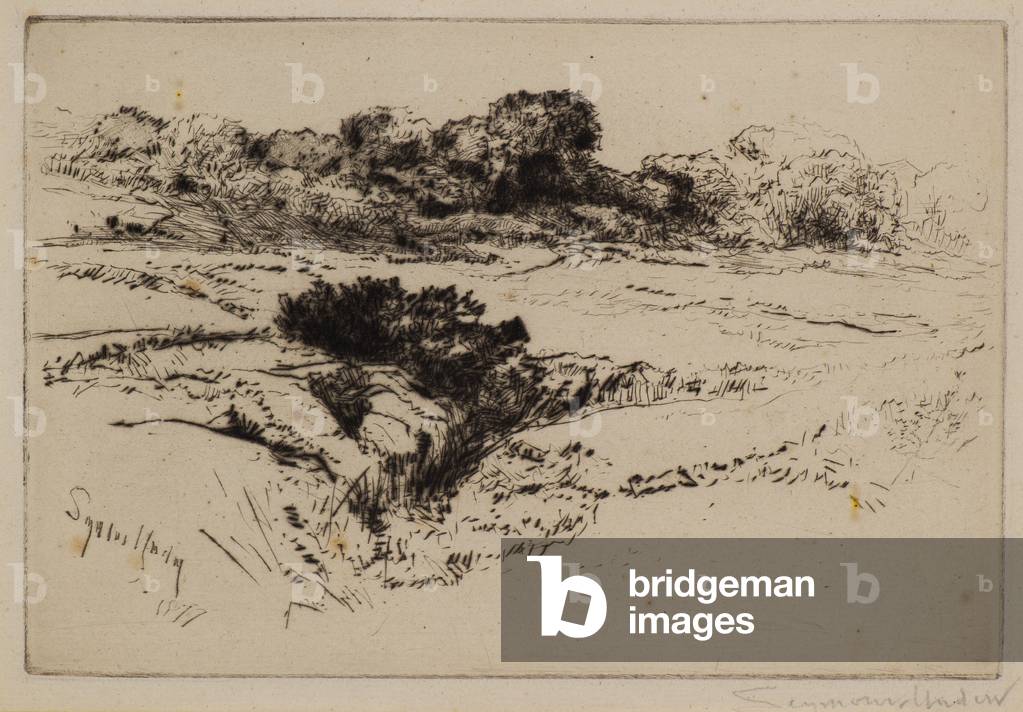 Windmill Hill No.2, 19th century (etching)