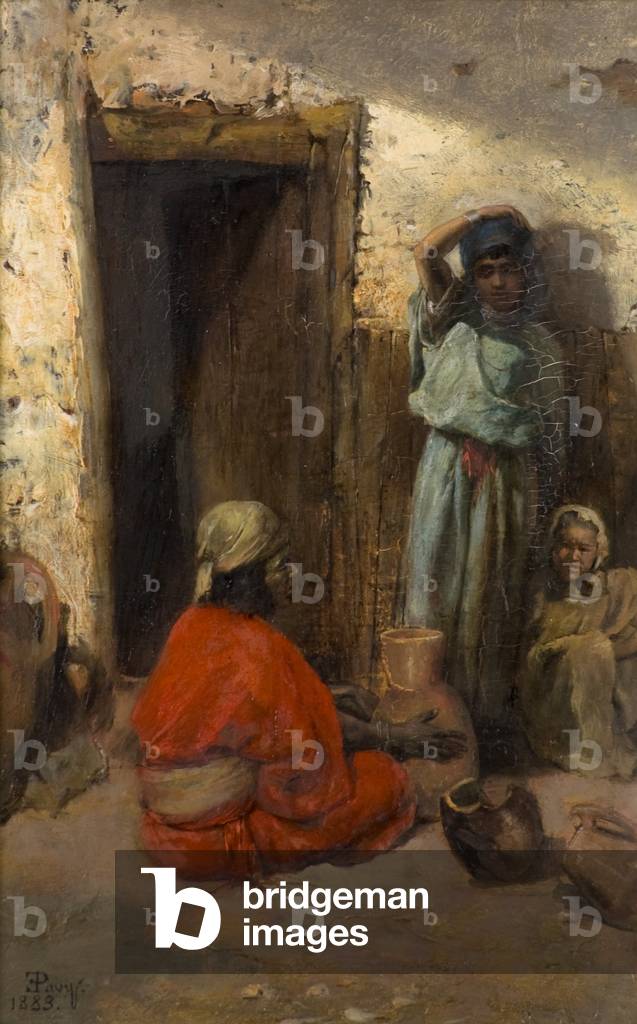 An Arab Street, 1883 (oil on panel)