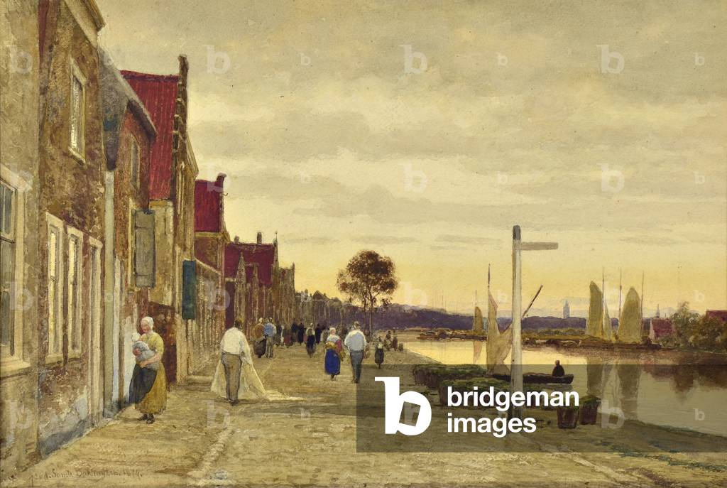 Dutch Landscape, 1874 (w/c)