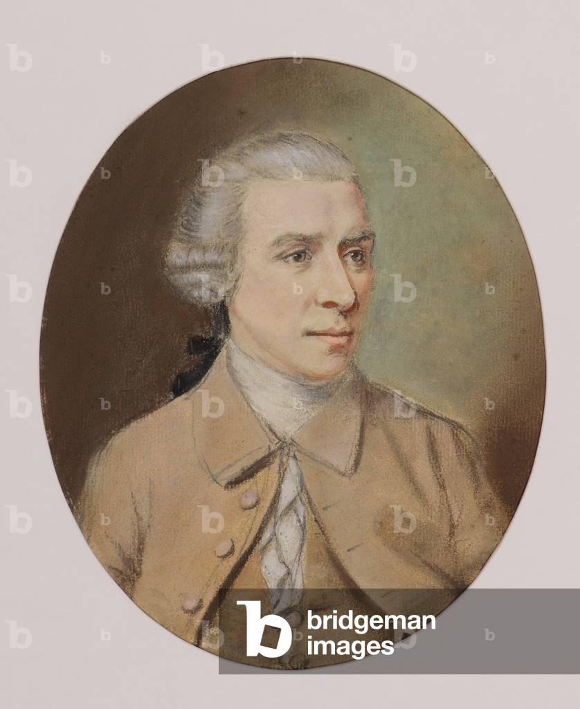 Portrait of a Man (or Gavin Hamilton), 18th century (pastel)