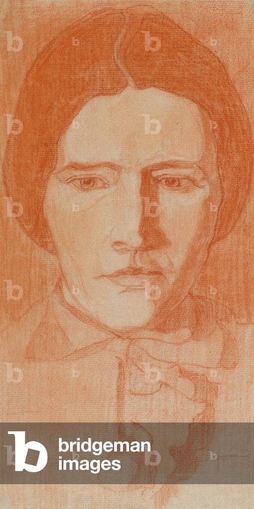Portrait of the Artist's Mother, 1898 (chalk)