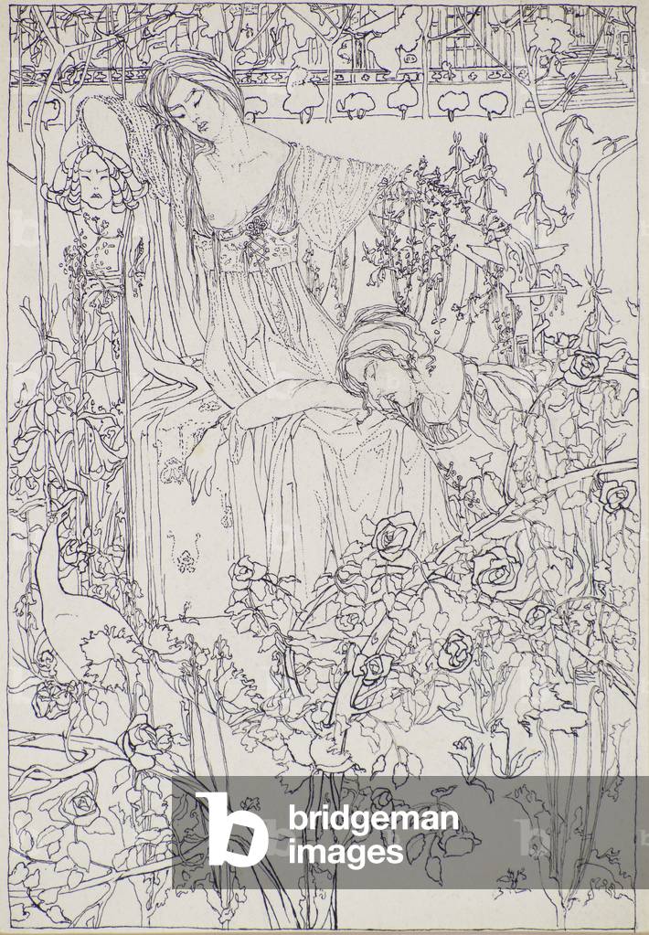 The Arbor, 1899 (pen & ink)