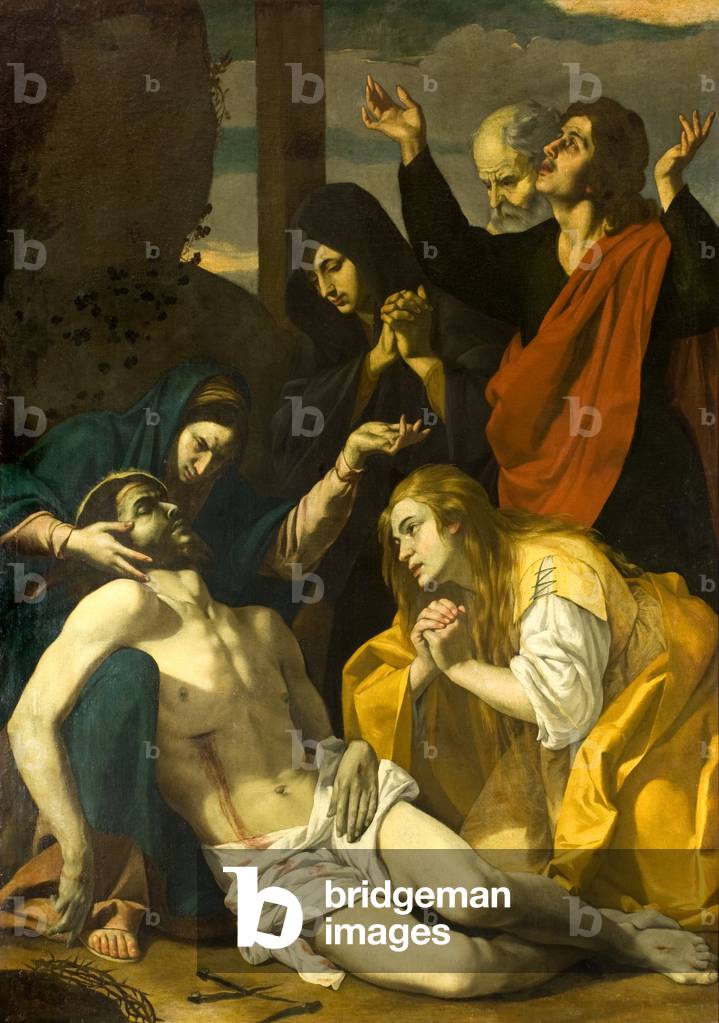 Lamentation over the Dead Christ, c.1630-50 (oil on canvas)