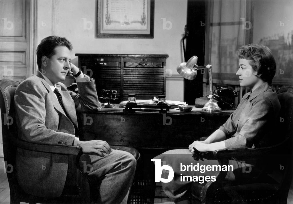 Maigret Lays a Trap by Jean Delannoy with Jean Desailly, Annie Girardot, 1958 (d'apres Georges Simenon)