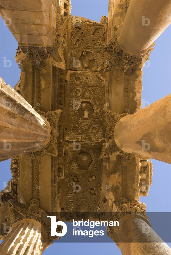 Detail of Temple of Bacchus, Baalbek, Bekaa Valley, Lebanon (photo)