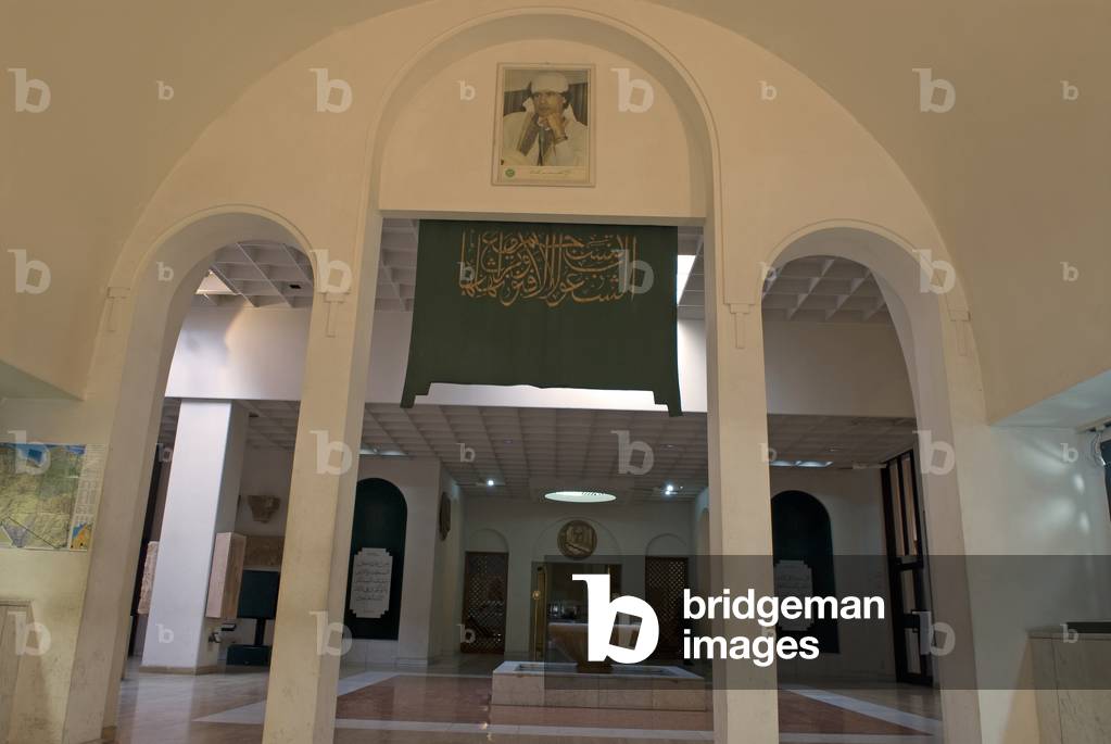 Inside the entrance to the Jamahiriya Museum, Green Square (Martyrs' Square), Tripoli, Libya (photo)