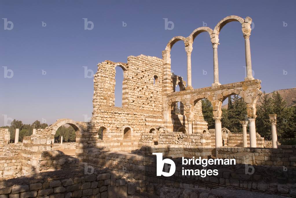 Great Palace, Aanjar, Bekaa Valley, Lebanon Umayyad era archaeological site (photo)