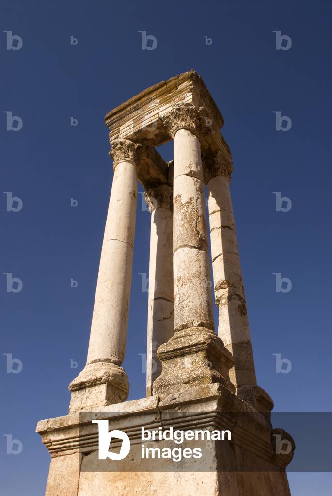 Tetrapylon, Aanjar, Bekaa Valley, Lebanon Umayyad era archaeological site (photo)