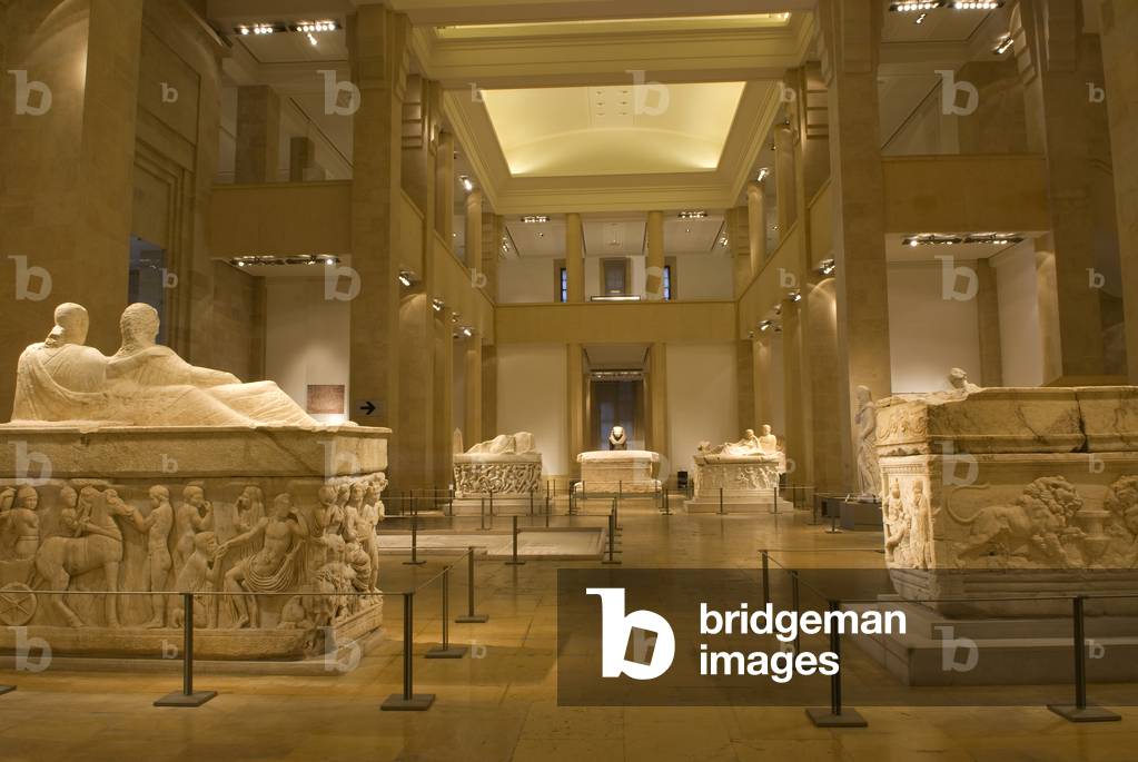 View of the ground floor of the National Museum, Beirut, Lebanon (photo)