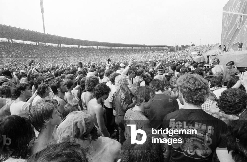 Rolling Stones on tour in Germany - 1982
