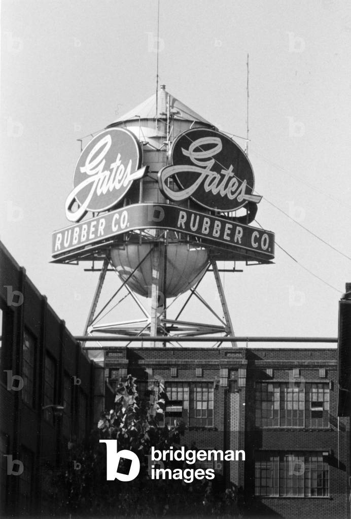 Gates water tower, c.1920-50 (b/w photo)