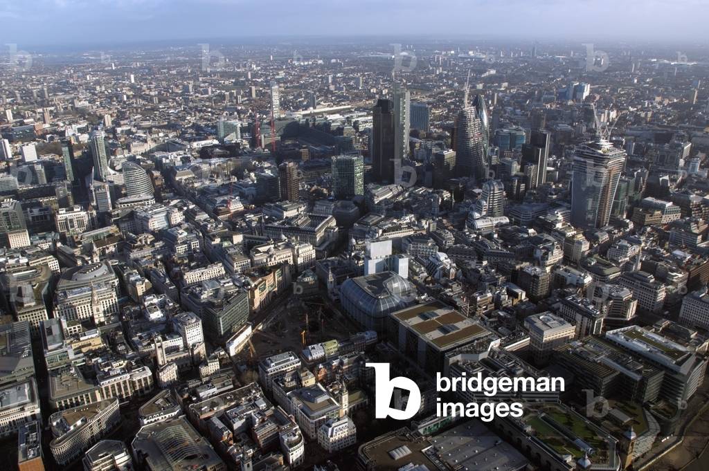UK, England, UK , Aerial view of City, London (photo)