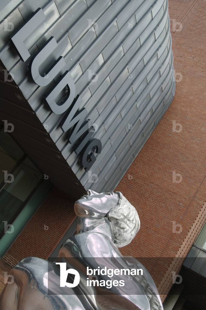 Germany: Cologne, Statue at the Entrance to the Museum Ludwig, Which Houses Contemporary Art (photo)