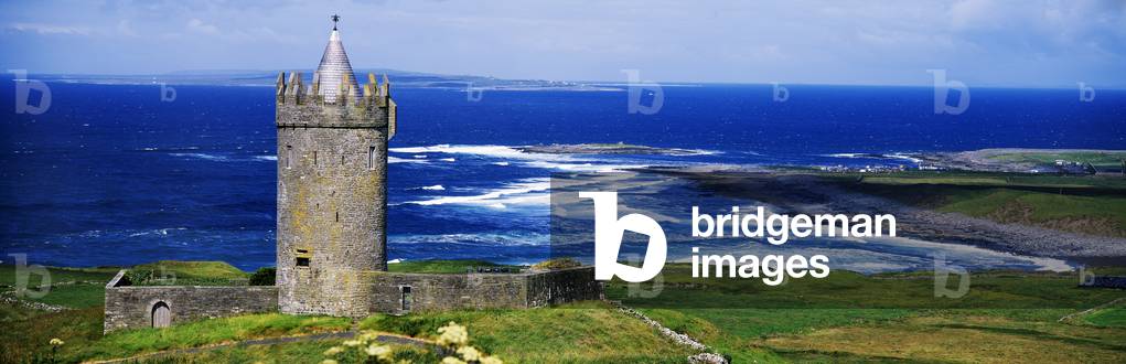 Castle On The Coast, Doonagore Castle, The Burren, County Clare, Republic Of Ireland (photo)