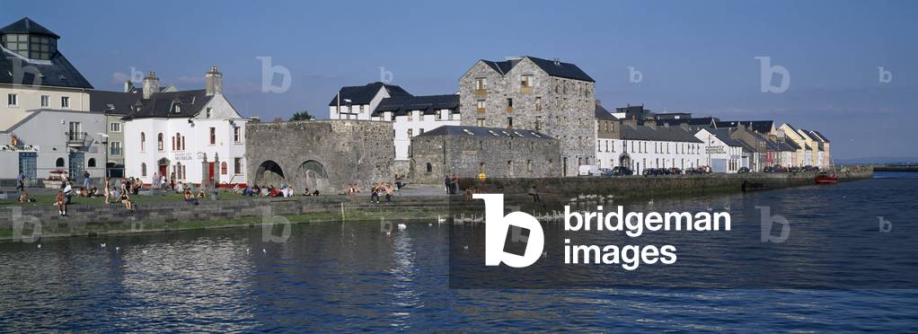 Galway City,Co Galway,Ireland;Spanish Arch Next To The River (photo)