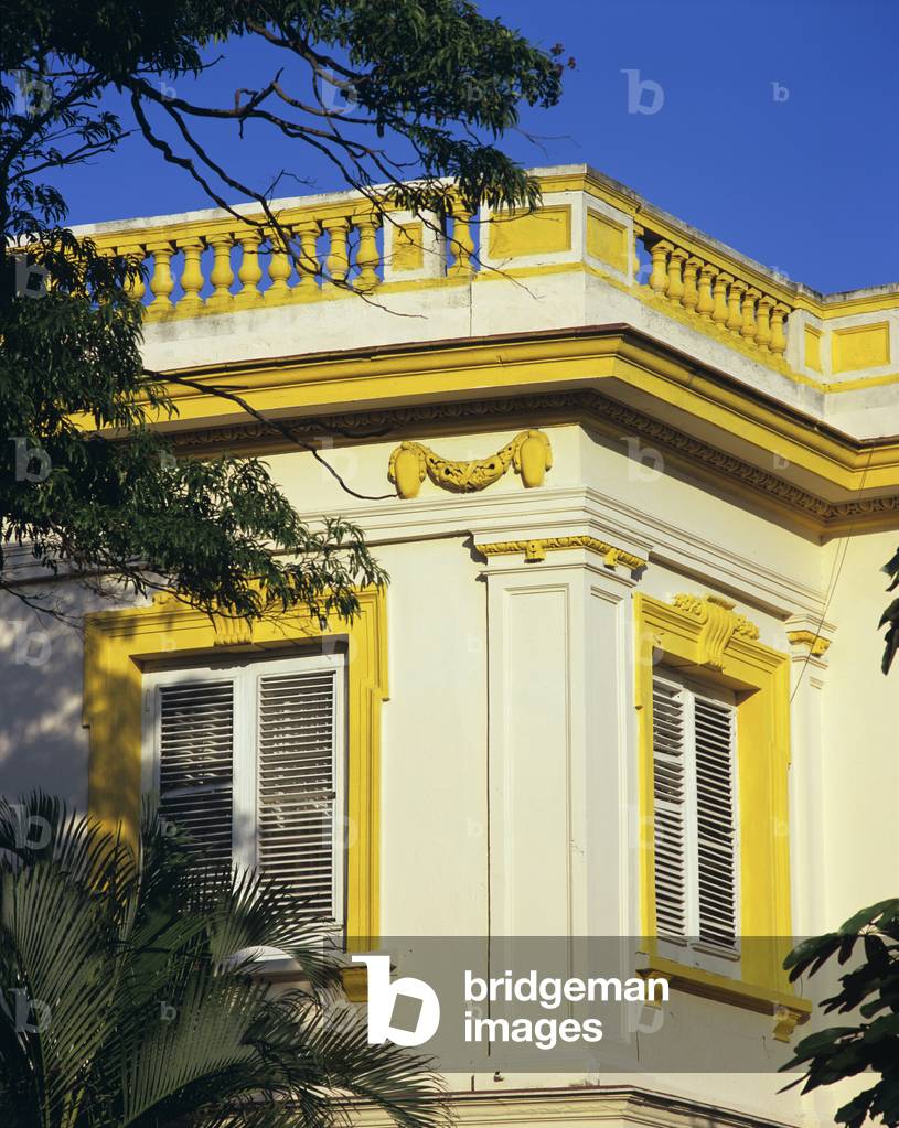 Colonial Building-Detail,Vedado, Havana, Cuba (photo)