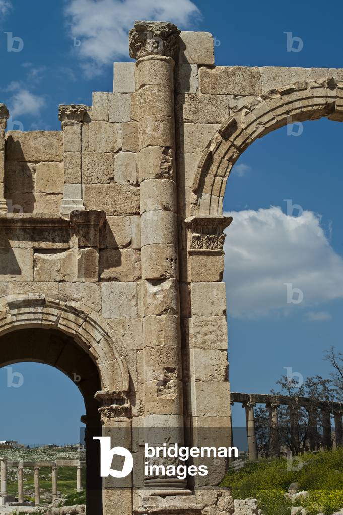 The South Gate, the ancient Gerasa, Hashemite Kingdom of Jordan, Jerash, Jordan (photo)