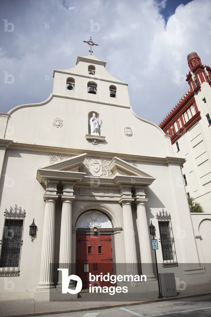 Usa, Florida, View of Local Church, St Augustine (photo)
