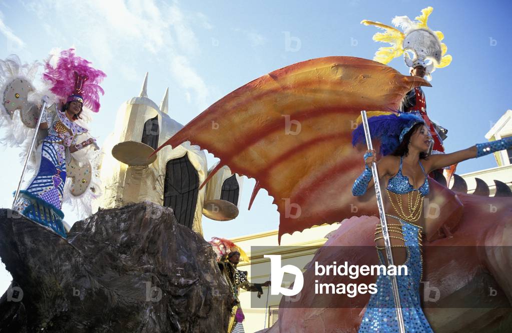 Low Angle Shot of Carnival, Sao Vicente Island (photo)