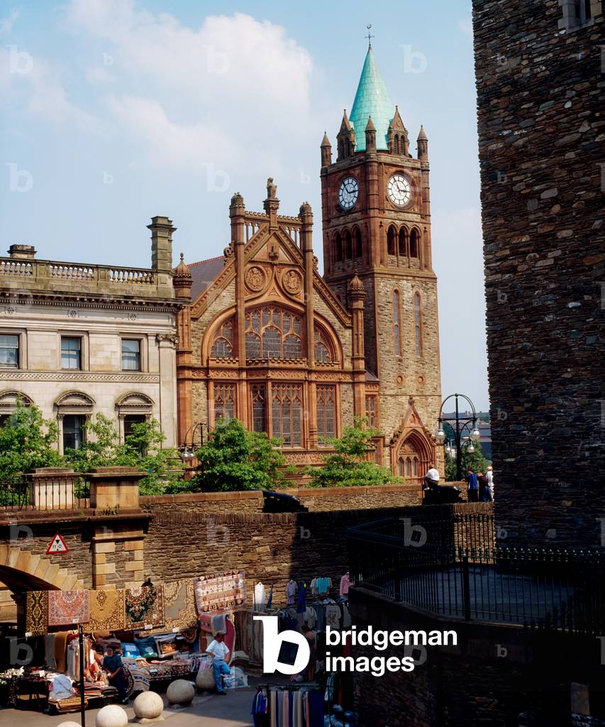 Derry, Co Londonderry, Northern Ireland, Guildhall (photo)