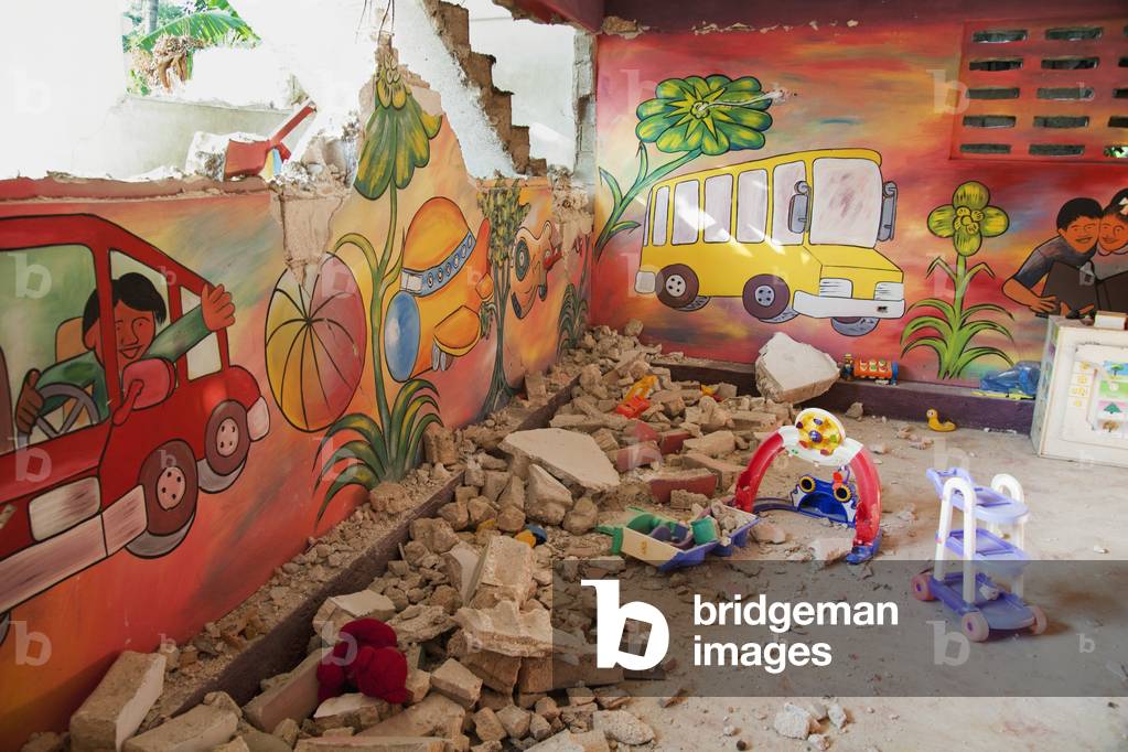 A Baby Nursery Is Destroyed by the Earthquake, Port-Au-Prince, Haiti (photo)