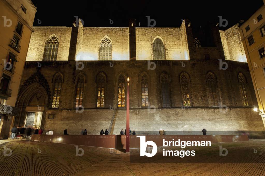 El Fossar de les Moreres memorial, El Born, Barcelona, Catalonia, Spain (photo)