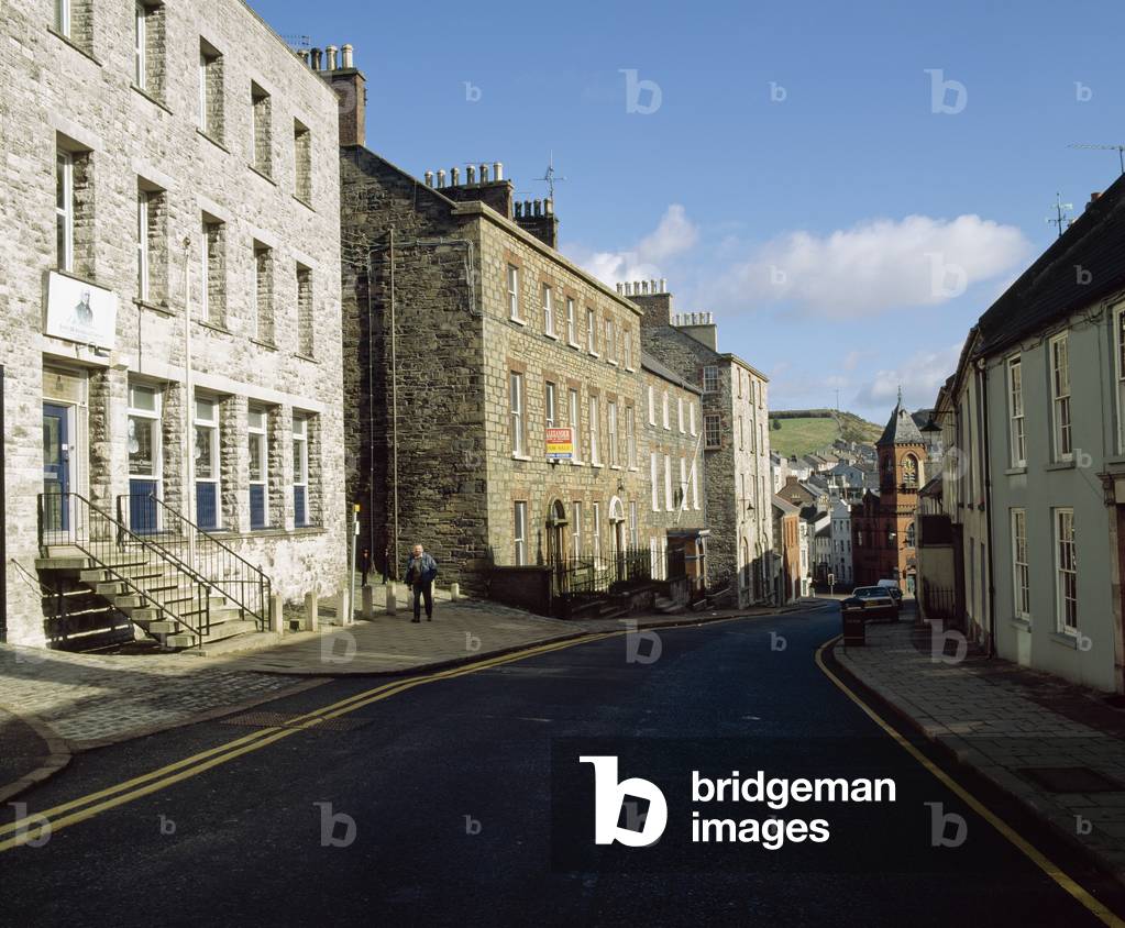 Downpatrick,Co Down,Northern Ireland;Street With Georgian And Victorian Buildings (photo)