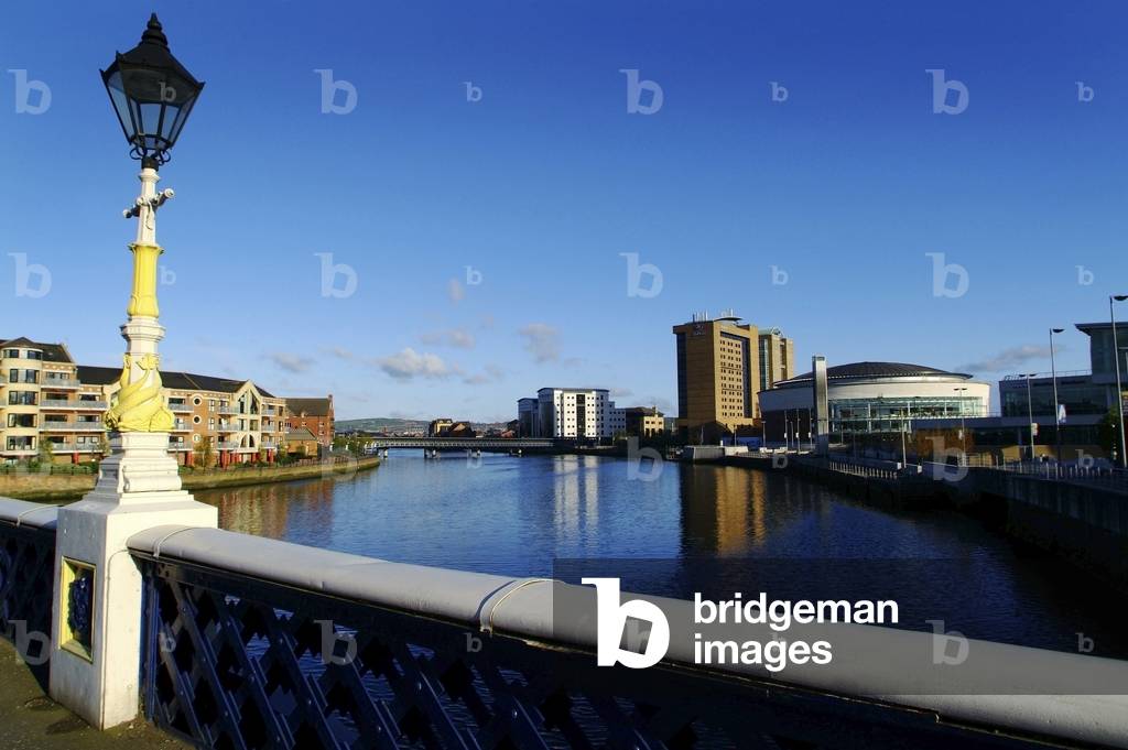Buildings At The Waterfront, Waterfront Hall, Queens Bridge, Belfast, Northern Ireland (photo)