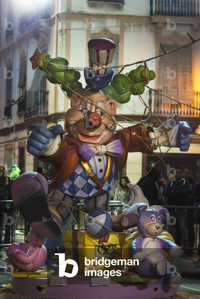 Children's Falla Ninot During Fallas Festival, Valencia, Spain (photo)