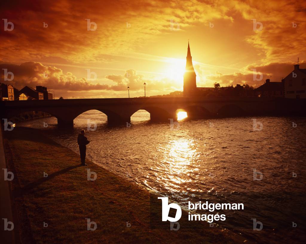 Salmon Fishing, Ridgepool, Ballina, Co Mayo, Ireland (photo)