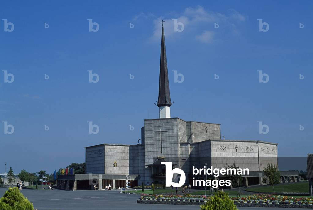 Basilica Of Our Lady Of Ireland, Knock, Co Mayo, Ireland; Pilgrimage Site Where Some Catholics Believe That In 1879 There Was An Apparition Of The Virgin Mary (photo)