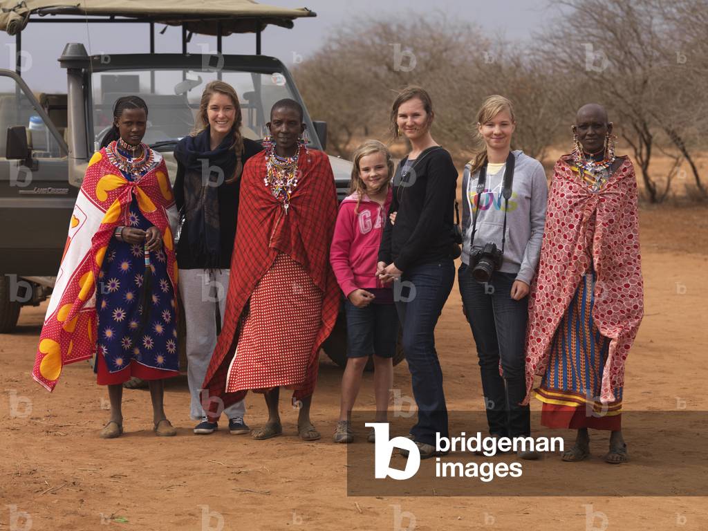 Women Standing Together, Kenya, Africa (photo)
